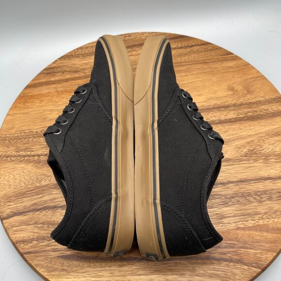 Vans Atwood Shoes Mens Size 9.5 Black Gum Casual Comfort Skate Walking Sneakers - Picture 6 of 8
